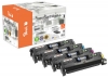Peach Spar Pack Tonermodule kompatibel zu  HP No. 122A , C3961A, C3962A, C3963A, C3964A