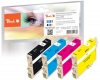 Peach Spar Pack Tintenpatronen kompatibel zu  Epson T0615, C13T06154010