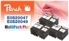 Peach Spar Pack Plus Tintenpatronen kompatibel zu  Epson S020047, S020049