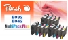 Peach Spar Pack Plus Tintenpatronen kompatibel zu  Epson T0321,T0422, T0423, T0424