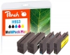 Peach Spar Pack Plus Tintenpatronen kompatibel zu  HP No. 953, L0S58AE*2, F6U12AE, F6U13AE, F6U14AE