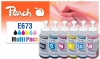 Peach Spar Pack Tintenpatronen kompatibel zu  Epson T6737
