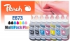 Peach Spar Pack Plus Tintenpatronen, kompatibel zu  Epson T6737