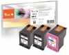 Peach Spar Pack Plus Druckköpfe kompatibel zu  HP No. 653, 3YM75AE*2, 3YM74AE  , 3YM60AE